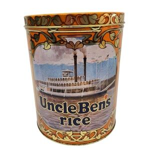 Uncle Ben’s Rice 40th Anniversary Metal Tin 7”